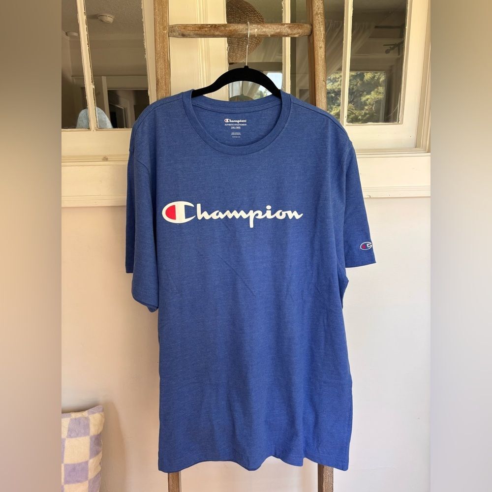 Champion Men's Classic Blue Tee